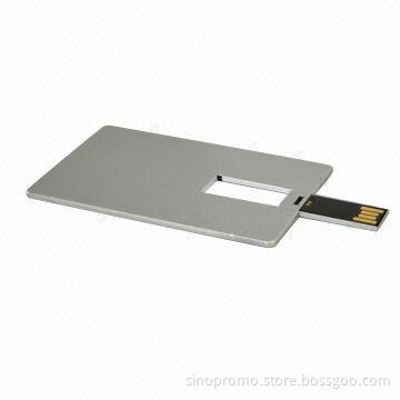 Metal material name card-shaped USB flash drive